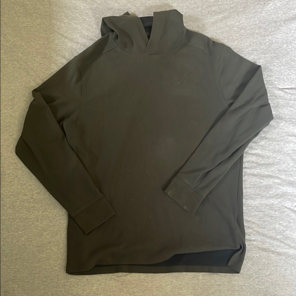 Men's Dark Green Pullover Hoodie